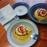 2018年8月6日今日のお昼ごはんオムライス　ヴィシソワーズです。ピエトロ様からいただいた、ヴィシソワーズ。冷蔵庫でよ～く冷やして長女とシェアして飲みました。スッゴく美味しかった。&hellip;のInstagram画像