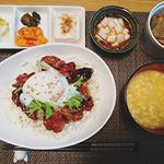 丼🍜丼🍜丼🍜鶏もも甘辛どんぶり❤️マヨネーズ大量にかけて2枚目の#粗挽きトウガラシ をつけていただきました😆#ohot #粗挽きトウガラシ美味しかったただ辛いだけでなく&hellip;のInstagram画像