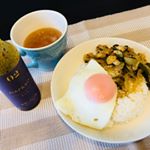 今日のランチはガパオライスとオニオンスープ🌟🌟💕 #monmarche #tuna #monipla #monmarche_fanのInstagram画像