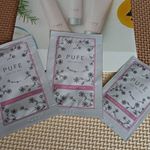 こちらの化粧品　#PUFE　無添加無刺激（低刺激ではなく無刺激😲）の化粧品です。モニターさせていただきました〜👍クレンジングは、サラサラとトロトロの間くらい、よく落ちました😉洗顔はふわふわ&hellip;のInstagram画像