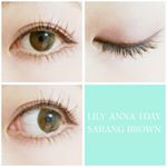 カラコンレポ🌹韓国の人気モデル、カンテリちゃんがイメージモデルのLILY ANNA 1DAY👁.含水率55%のUVカット機能付き！付ける時は柔らかすぎるくらいだけど、乾燥知らずで付け心&hellip;のInstagram画像
