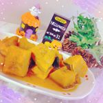 ＊＊プレミ本舗😋＊#まるごとキューブだし ＊＊かぼちゃ煮てみました😛❤️＊＊まるごとのかぼちゃ売ってなかった🤣💧＊＊キューブになってるから、使いやすかっ&hellip;のInstagram画像