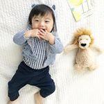 ..生後１１ヶ月を迎えました👦マタニティの時に購入したGAPのくまちゃんがぴったりになった🐻💕(未だに当時の投稿にいいねいただきます😳くま耳人気？).フェリシモ @felissim&hellip;のInstagram画像