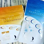モニプラ さんを通してリソウコーポレーション さんのグルコサミン&マルチサポートのサプリメントを飲ませて頂きました❤️・・青い方がグルコサミン。コンドロイチンと筋骨草エキス。骨砕補&hellip;のInstagram画像