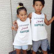 「上が7才下が八歳」成長期応援飲料【アスミール】プレゼント！お子様の１年間の成長記録写真大募集！！の投稿画像