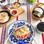 【#いずまにっくすごはん 2018/10/3】今日のランチは、#オープンサンド 🙋簡単なのに美味しくできるので、朝食でもピクニックでも喜ばれますよね。⠀⠀今回は、三陸東沖の近海で1本釣&hellip;のInstagram画像