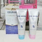 COSMION　歯のコンプリートセット朝用のホワイトニングハミガキコと夜用のナイトジェルの２種類。.ホワイトニングハミガキコは歯の負担を減らすために研磨剤ではなく、高機能シリカを使用。&hellip;のInstagram画像
