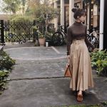 *タートルネックにチノスカート👗靴はモカシン👞珍しいコーデュロイ仕様☺︎めっちゃ軽くてぬくぬくで楽ちん😬他の色も欲しい♡#ootd#code#chino#タートルネック#イ&hellip;のInstagram画像