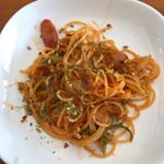 ナポリタンにITはなびらたけナポリタンの味の濃さには勝てないかな多目にふりかけても少し分かる程度ですね#itはなびらたけ #itはなびらたけふりかけ #レシピ #monipla #itha&hellip;のInstagram画像