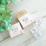 【WAVE1DAY RING  Natural Veil】WAVEワンデーリング ナチュラルベール違和感ない着色外径12.8mm2枚が1箱に入った可愛いパッケージ💗&hellip;のInstagram画像