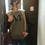 イーザッカマニアさんのロゴニットをお試し(*^^*) 169cmでLサイズを着てみました♪size感はピッタリで上にパーカーを羽織ってももたつきませんでした‼#イーザッカマニア#myイーザ&hellip;のInstagram画像