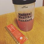 ファストザイムエナジーを飲んでみました！いつものスムージーに入れてみました。。味も変わらず、いつもと同じように飲めましたー！とっても飲みやすいです♡なんだか体もポカポカしてきているよーな。。(&hellip;のInstagram画像