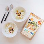 おはようございます .&deg;.頂いた キッズ Smoothie 🍎🥕これ､ ミルキーバナナ味。 美味しい ☝︎..専用シェイカー付きで 水や牛乳で割って飲むのが手っ取り早いねん&hellip;のInstagram画像