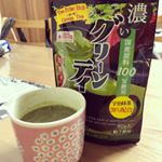 大好きなグリーンティーをお試しさせていただきました😌宇治抹茶20%配合だからか、濃厚で美味しかったです。まずは、グリーンラテにて💕ホットでもアイスでも、デザートにも使えるようなので、明日は抹茶葛餅を作&hellip;のInstagram画像