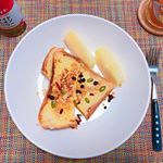 .11.13.Tue.☀️ Morning ☀️✼&bull;&bull;┈┈┈┈&bull;&bull;✼&bull;&bull;┈┈┈┈&bull;&bull;✼フレンチトーストパットフッテ フライドオニオン＆ベリーりんご✼&bull;&bull;┈┈┈┈&bull;&bull;✼&bull;&bull;┈┈┈&hellip;のInstagram画像