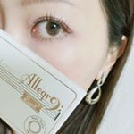 contact lens👀💕一番好きなコンタクトのアレグロ！直系小さめだけど裸眼がそもそも小さい私の瞳にはジャストサイズ🙌.. アレグロ2ウィーク色はワルツモカDIA：14&hellip;のInstagram画像
