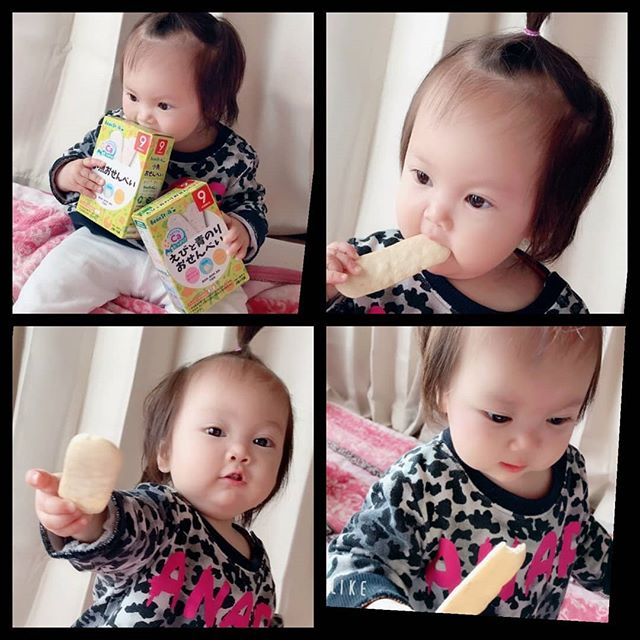 口コミ投稿：雪印ビーンスターク「小魚おせんべい」「えびの青のりおせんべい」お子様が9ヶ月から…