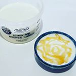 ★【ブルガリアヨーグルト】ホームメイド、ブルガリアヨーグルトのスターターキット。牛乳か豆乳があればすぐに始められるよ😃❤ 酸味が少なくてとってもおいしい😋🍴💕はちみつとの相性が抜群&hellip;のInstagram画像