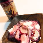 .✔️有機アロニア100%果実.ブルガリアからやってきた #アロニア.#ポリフェノール が #ブルーベリー の 5倍らしい❣️.飲み続けたら目良くなるかなぁwwそのまま&hellip;のInstagram画像