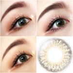 カラコンレポ👀👀❤️・・デコラティブアイズUVモイストのフォーエバードリーマー👀❤️河北麻衣子さんがイメージモデルのカラコン(*&acute;꒳`*)・DIA:14.2mm着色直系&hellip;のInstagram画像