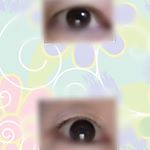 モニプラファンブログでモニター当選目の輪郭がくっきりとして目が大きく見える。#ウェイブワンデーリング #monipla #lensapple_fanのInstagram画像