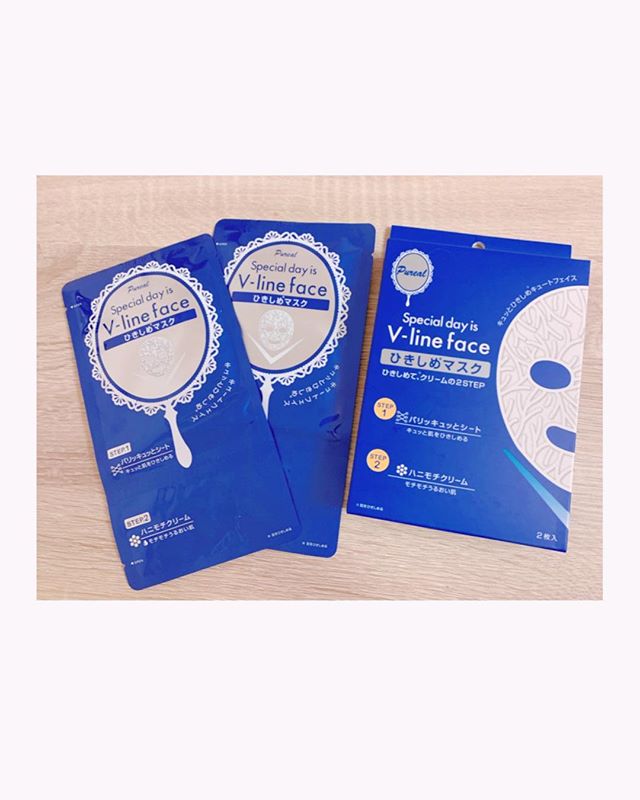 口コミ投稿：ちょっと変わったひきしめシートマスクを使ってみました🥰💗1箱2枚入りのスペシャルマ…