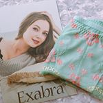 #エクサブラ さんのお尻にフィットするエクサショーツ&hearts;️..ミントグリーンのような色にピンクや黄色の刺繍が映えていて可愛らしいショーツです😳💭💗..こちらの商品はボックス型のショーツなので&hellip;のInstagram画像