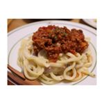 ＊＊＊ピエトロさんのパスタソースのモニターに当選したので、クリスマスディナーに🍽＊＊・ラザニア風生パスタ🍝＊＊トリュフクリームを絡め、上にミートソースを乗せた贅沢ボ&hellip;のInstagram画像