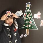 .マグネットパーク様よりクリスマスデコレーションマグネットをモニターさせて頂きました🎄.やわらかい磁石のシートでできたデコレーションステッカー。おしゃれな北欧風デザインのクリスマスツリ&hellip;のInstagram画像