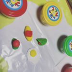 そういえばこの前、おままごとごっこしたー😂💓ホントに食べそうだった😂💓 #お米のねんど #銀鳥産業 #monipla #gincho_fanのInstagram画像