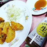 ピエトロ『生ソース しょうが』これ、万能ソース‼️カキフライにつけても美味しかったよ。サラダにお魚にお肉、何にでも合う味😊しょうが好きの夫も大満足❤️ #ピエトロ #生ソース #しょうが #お&hellip;のInstagram画像