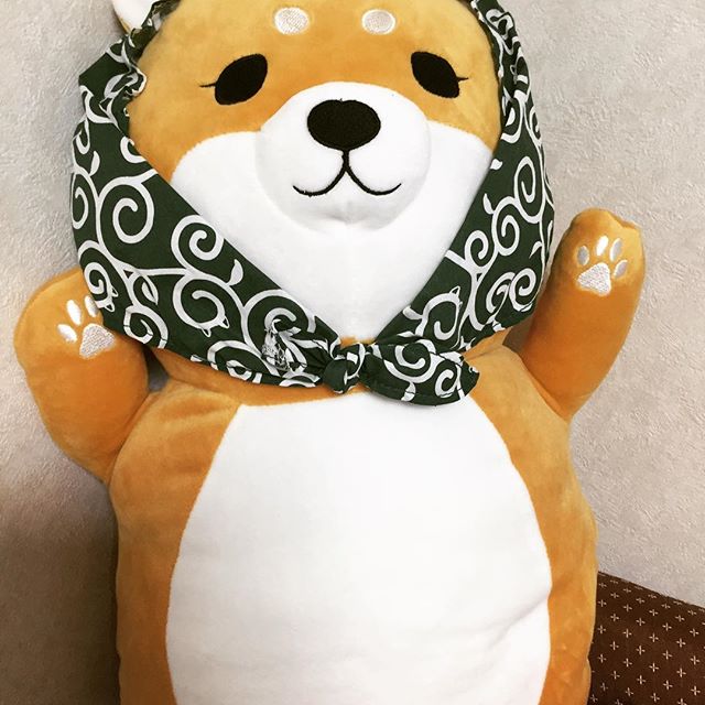 口コミ投稿：ほんやら堂さんの「柴ずきんだっこまくら」が当たりました！！！ふわふわで触り心地…