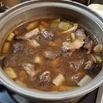 玉露園のこんぶこんぶの風味と塩加減、そして甘みも感じられるこんぶ茶なので、出汁に使うのもありですね今日のレシピは・・・・・ねぎま鍋#PR #玉露園 #玉露園 #お徳用こんぶ茶 #昆布茶 #こん&hellip;のInstagram画像