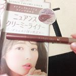 コスメレポ💄ピメルテットのアイライナー！.ペンシルでもなく、リキッドでもなく、ジェルでもなく、クリームリキッドアイライナー🌹私が使用したカラーはニュアンスブラウン。濃すぎず薄すぎな&hellip;のInstagram画像