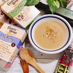 毎日寒いのでスープ飲んでます✨🍽..ご縁あって富士食品工業さんのジェントリースープをたくさん頂いてスープ飲み放題👏🏼✨..きのこのポタージュはコンソメとほんのりチーズのコクときのこ&hellip;のInstagram画像