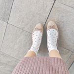 .new...丈が長いから暖かいし、履き心地いい🧸#andj #andj_fan#moniplaのInstagram画像