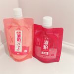 ．NEWパック〜🌟．酒粕ヨーグルト洗顔&パック🥳．Ｗ発酵処方で肌を健やかに美しく💓乾燥・ゴワつきが気になる冬にぴったり！酒粕とヨーグルトの発酵成分が効くそうです〜．①「&hellip;のInstagram画像