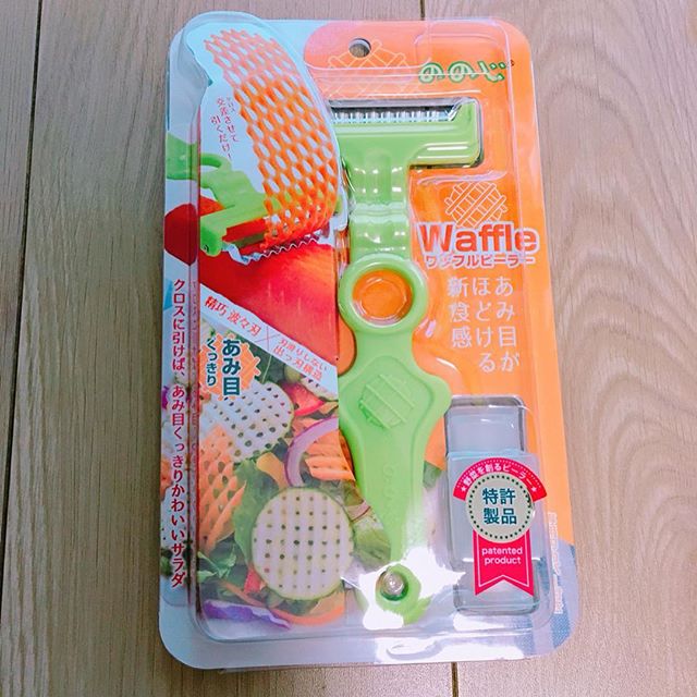 口コミ投稿：今回ののじワッフルピーラーを使わせていただきました🥕 普通のピーラーとは違って、…