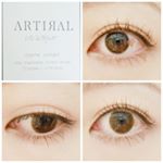 カラコンレポ👀ARTIRAL UV&moistは昨年11月に発売したばかりのナチュラルレンズ！.アーティラルUVMの詳細は以下の通りで、DIA(レンズ直径)：14mm着色直径は色事&hellip;のInstagram画像