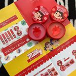 #リップバーム 袋開けた途端いちごみたいな#いい匂い ❤.初のリップバームなの😍.誰もが知ってるペコちゃん(o&acute;艸`).リップでケアしながらの自然な色が発色されちゃう優&hellip;のInstagram画像