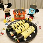 **こんにちは🌧️本日は🌧️？？な関西&hellip; **先日の節分👹サラダ巻きに上から薄焼き卵をおにのパンツ模様にして巻きました。 **子供たちが自分でお面を作るというの&hellip;のInstagram画像