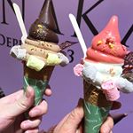 行ったのは1週間前だけど今日バレンタインなので❤︎.ショコラプロムナードカフェタナカのソフトクリーム🍦ミルクはストロベリーチョココーティングです！.ちなみにこの日にバレンタ&hellip;のInstagram画像