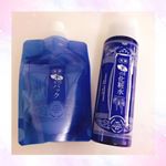 和肌美泉-発酵・米配合のパックと﻿化粧水をお試しさせて頂きました﻿﻿お米の力で肌ツヤ整えてもち肌へ♡﻿﻿パックはスクラブ入りで流した後はツルツルに﻿なります。酒粕の香りがけっこうし&hellip;のInstagram画像