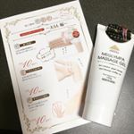 めぐりんぱマッサージジェル使ってみました！いつも脚がパンパンで、細身のパンツを穿くのが一苦労😂むくみなのか、血色が悪く、いつも脚が全体的にヒンヤリ冷たいです😔春にはスカートも穿きたいの&hellip;のInstagram画像