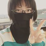 日よけにフェイスカバー着けてジョギング🏃&zwj;♀️💕帽子を被れば完璧です👍鼻と口元は開けられるようになってるので、走っても息苦しくないんですよ✨また、寒い季節は防寒にも丁度いいかと❤️自転&hellip;のInstagram画像