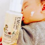 株式会社サンリッシュさまのEMISHスキンケアミルク( @emish_officia )をお試しさせていただきました⌄̈⃝*⑅୨୧.滑らかですーーっとお肌に入ってくれるテクスチャー。塗&hellip;のInstagram画像