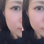 #アルグ のクリームを塗ってみた！リフトアップクリーム🥰マッサージしたらすっきりする！左がビフォー 右がアフター#アカモク #たるみ改善 #GOLDBLUE #Algue #m&hellip;のInstagram画像