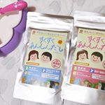 ❁❅丸三食品株式会社様からすくすくあんしんだしかつお・いりこセットを頂きました。❅ティーバッグタイプだし人工調味料不使用！天然原料たっぷりだし国産！食塩無添加！！！&hellip;のInstagram画像