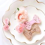.･:*+.ツイード柄とドット柄の練習を致しました＊@1238cookie 先生の作品を見本に分からない部分は教えて頂きながらしっかりと習得できました♡後はお家での練習あるのみ&hellip;のInstagram画像