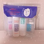 酒蔵生まれの日本酒コスメ🍶💕.旅行に持っていく用としてもちょうど良い！✨.しばらく使ってみたけどこの中でもクレンジングと洗顔、乳液はすごい使い心地良かった✋.クレンジングはメイ&hellip;のInstagram画像